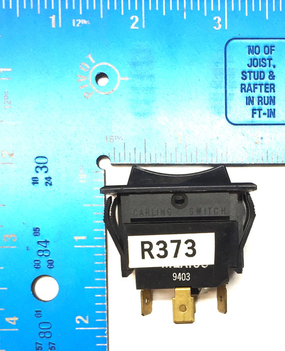 Carling Switch Black High/Low/Park 3-Way Switch R373 NOS