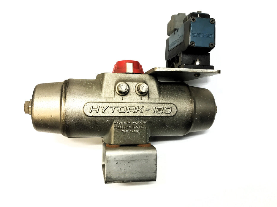 Hytork Pneumatic Actuator W/ Wabco Solenoid Valve (CA-10061-2440) 130 USED