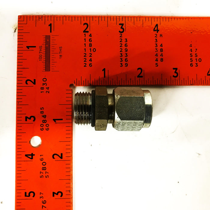 Lenz 7/8 inch x 1/2 inch Straight Compression Fitting [Lot of 3] NOS