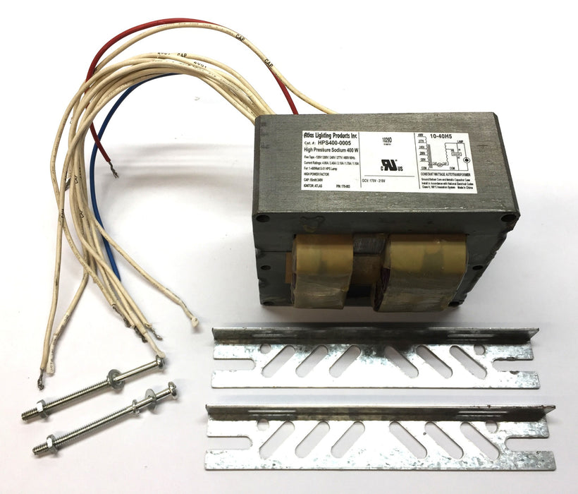 Atlas Lighting Products 400W High-Pressure Sodium Ballast Only HPS400-0005 USED