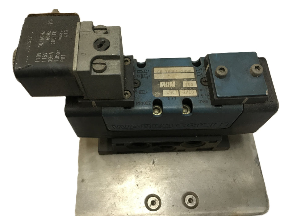 Hytork Pneumatic Actuator W/ Wabco Solenoid Valve (CA-10061-2440) 130 USED