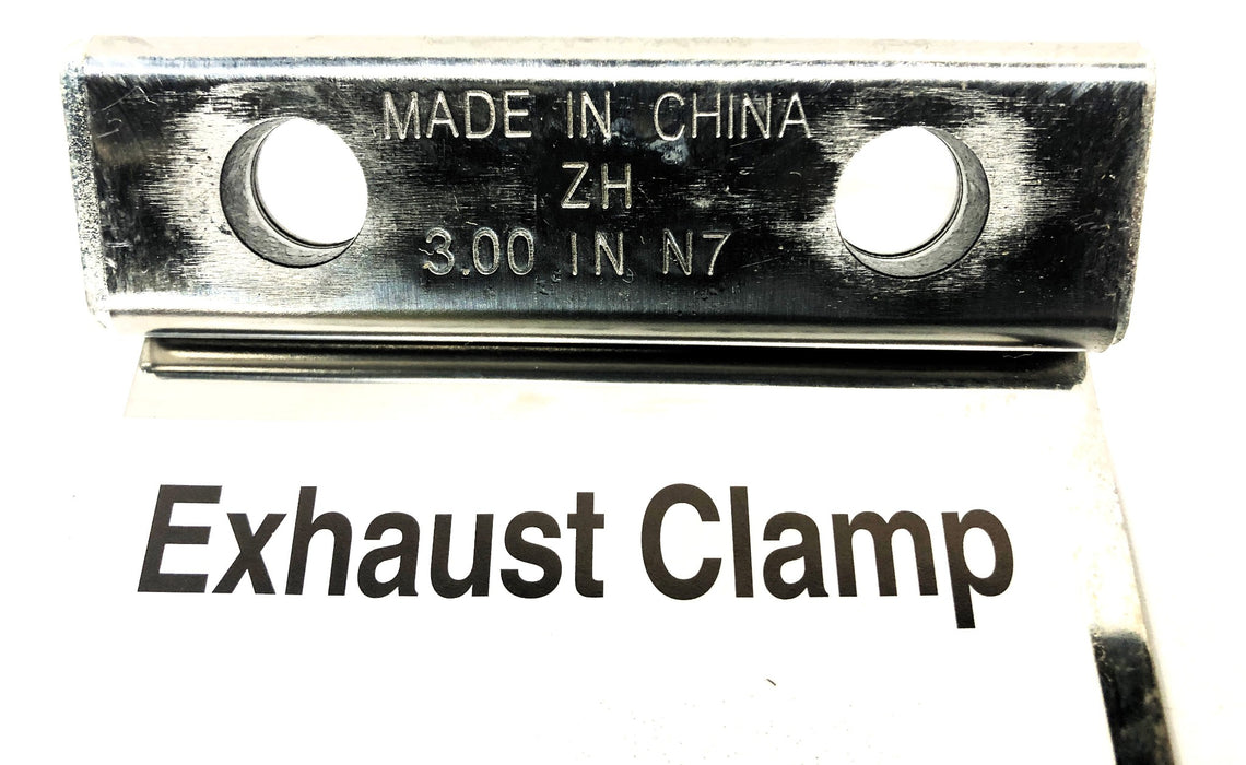 Auto-jet 3 in O.D. Stainless Exhaust Clamp 10-3/4x3-1/2 in [Lot of 3] NOS