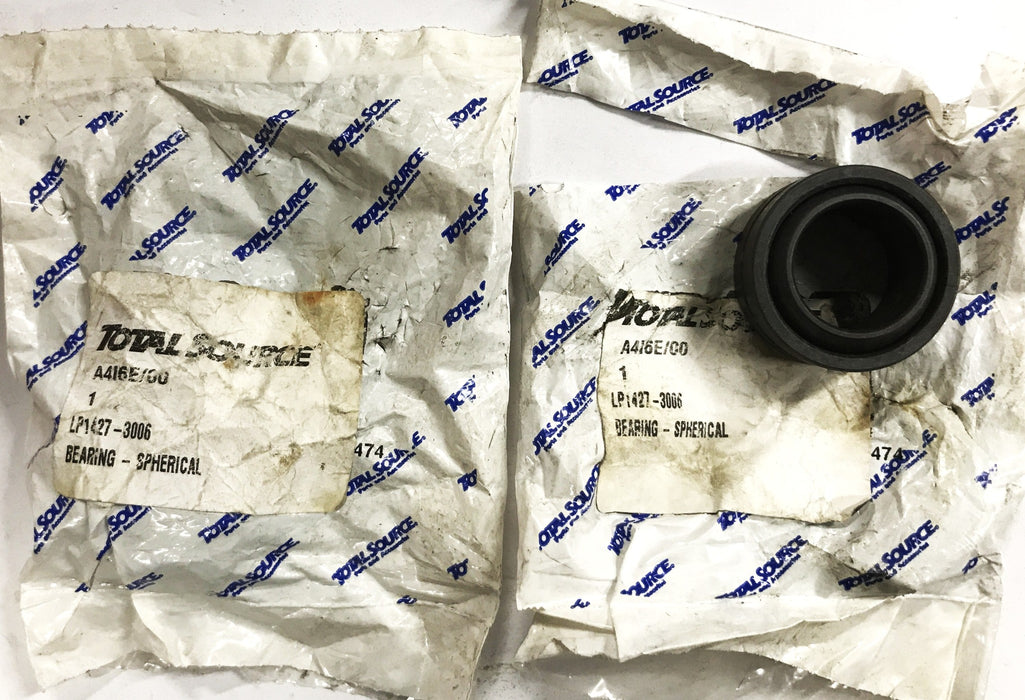 Total Source Spherical Bushing/Bearing LP1427-3006 [Lot of 2] NOS