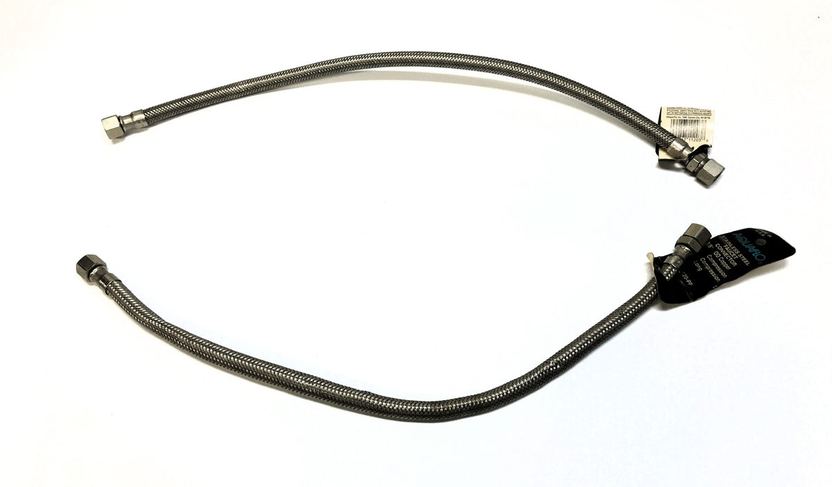 Aquaflo 3/8" 20" Long Faucet Connector Hose TFC-120-PP [Lot of 2] NOS