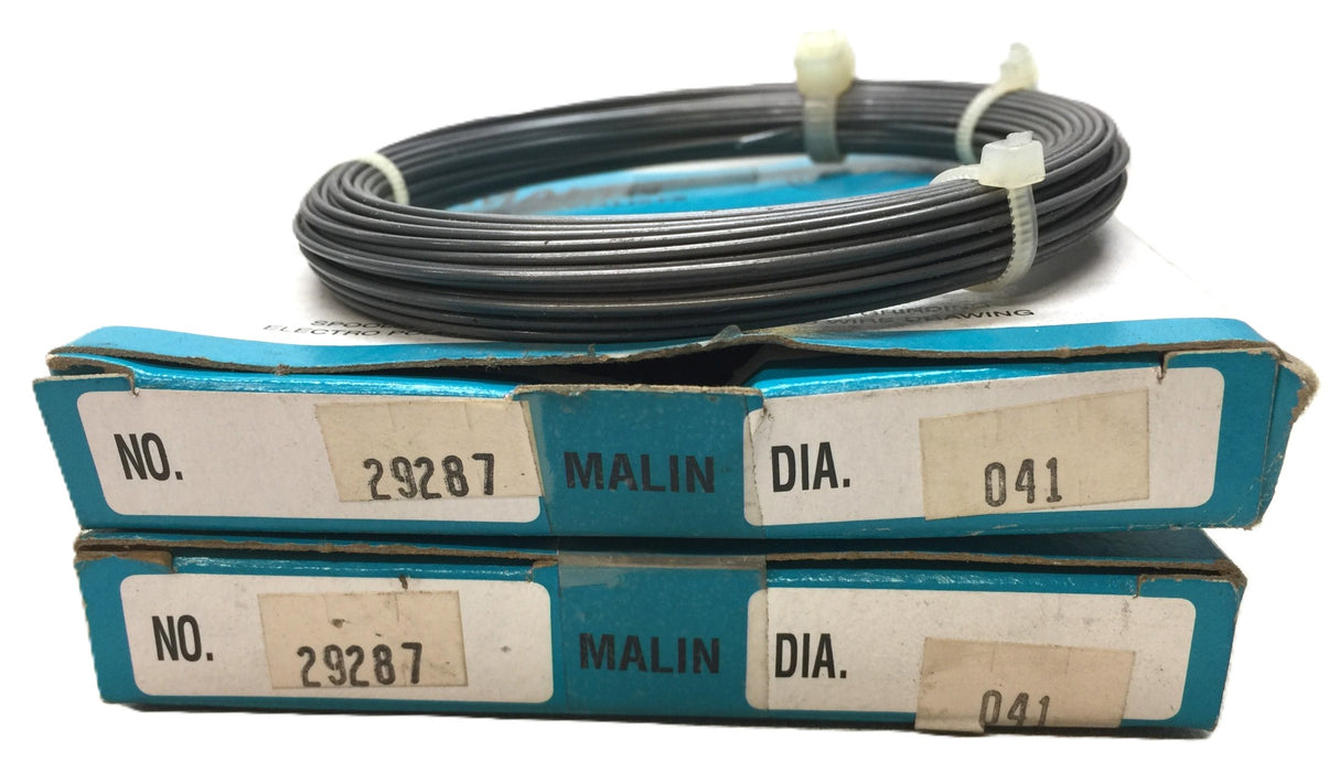 Malin .041 Diameter 1/4lb. Music Wire 29287 [Lot of 2] NOS