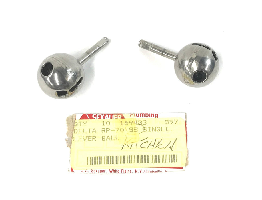 Delta Stainless Steel Ball RP70 [Lot of 2] NOS