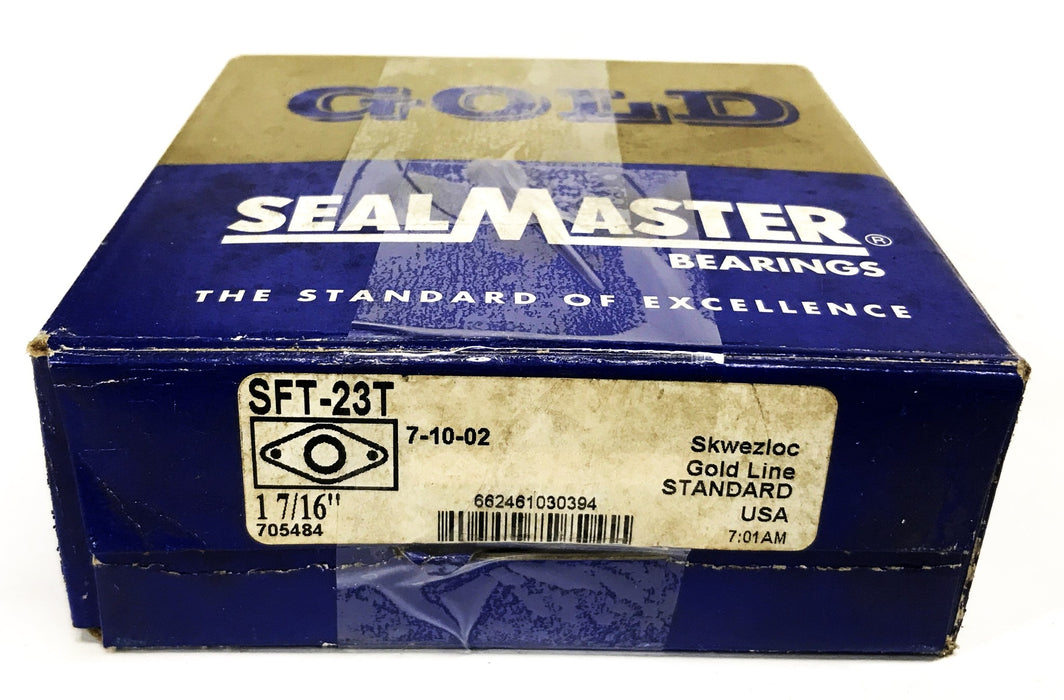 Seal Master 2-Bolt Flange Mount Bearing SFT-23T NOS