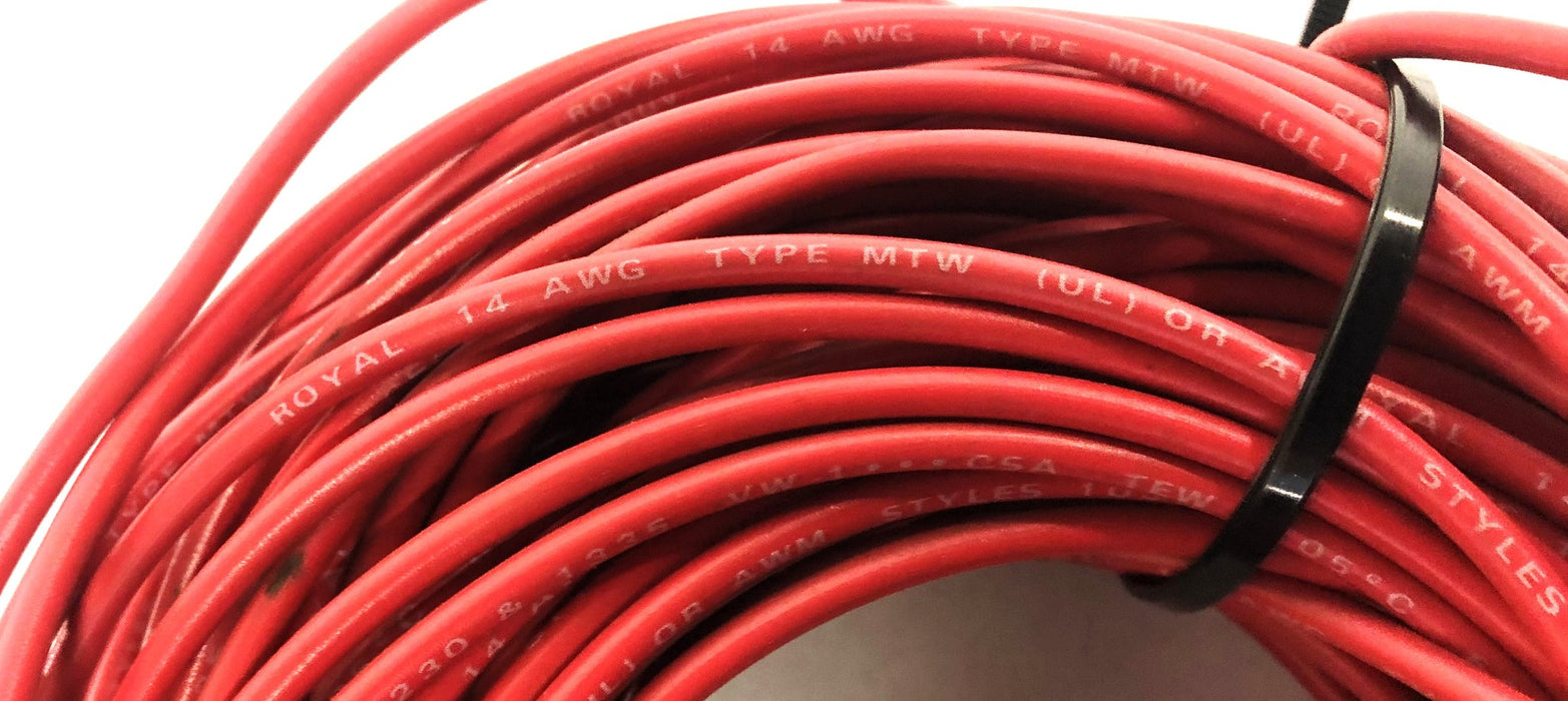 Royal 3 Assorted Lengths 300 Foot Total 14AWG MTW 600V Cable 1032-1230-1335 NOS