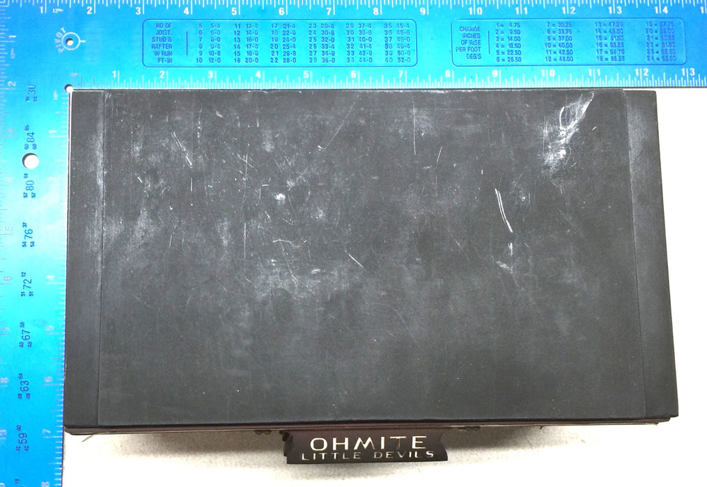 Ohmite 'Little Devils' 10' x 6" x 6" 5-Drawer Resistor Cabinet USED