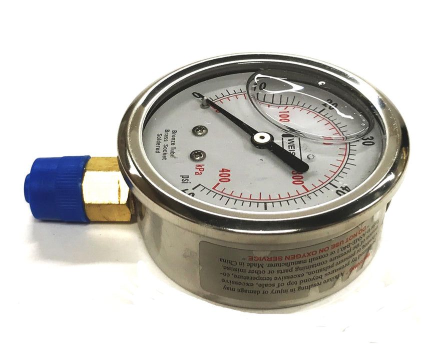 Weiss Instrument Liquid Filled Gauge LF251-060-4L [Lot of 2] NOS