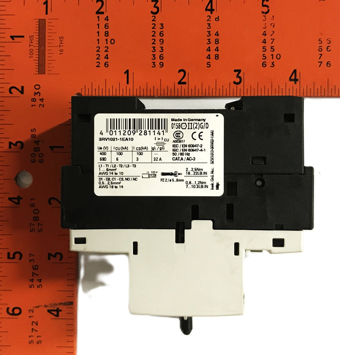 Siemens Circuit Breaker 3RV1021-1EA10 NOS