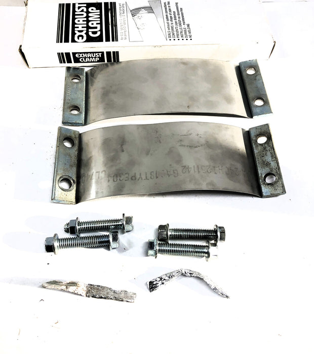 Unbranded Exhaust Band Clamp 2-3/4 in O.D. [Lot of 2] NOS