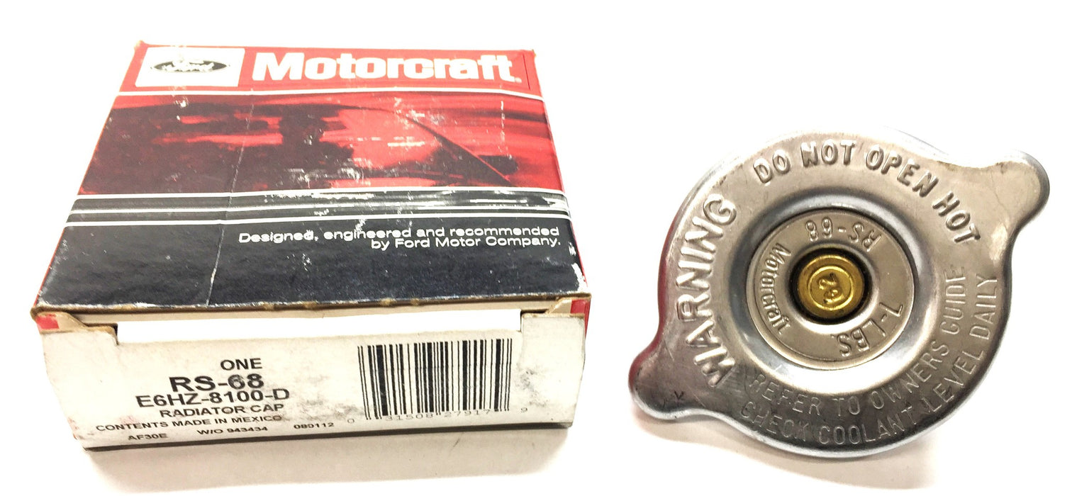 Ford/Motorcraft Radiator Cap E6HZ-8100-D (RS-68) NOS