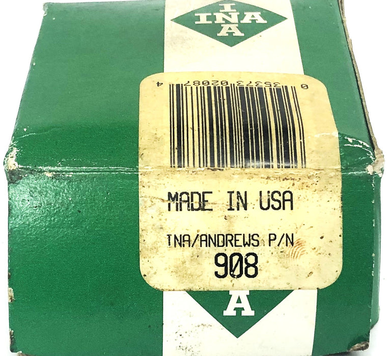 INA Thrust Bearing 908 [Lot of 2] NOS