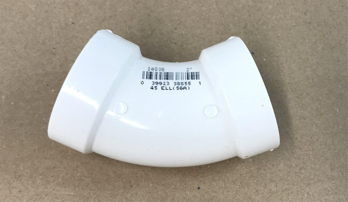 Nibco PVC-I 45 Deg Street Elbow 2" I4806 (45 ELL 56A) [Lot of 4] NOS
