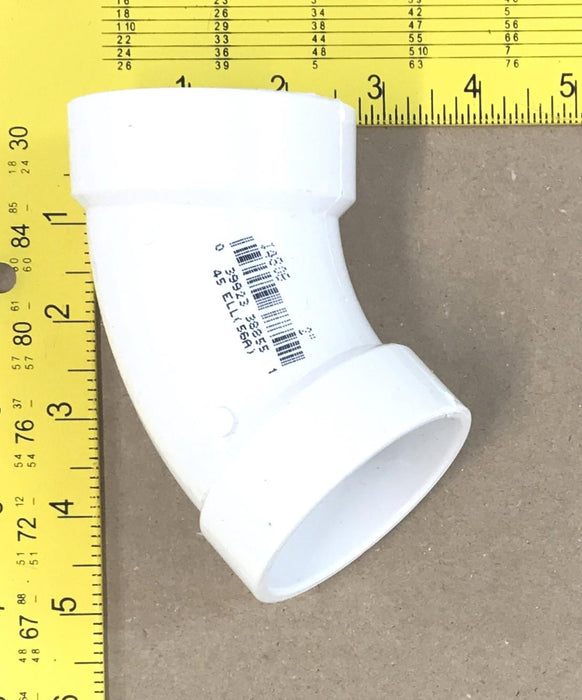 Nibco PVC-I 45 Deg Street Elbow 2" I4806 (45 ELL 56A) [Lot of 4] NOS