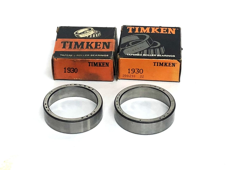 Timken Tapered Roller Bearing Cup 1930 [Lot of 2] NOS