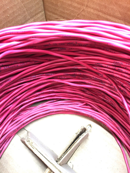 Carol 500' Plenum Fire Alarm RED Wire Cable 18/2C FPLP 18AWG E3602S.30.03 NOS