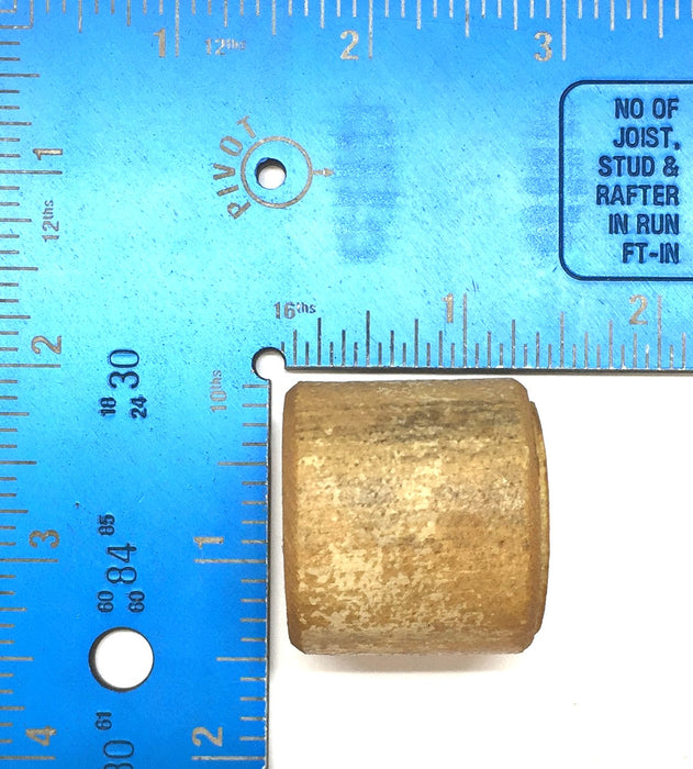 Unbranded 1-1/4" Face Diameter Grade Medium Soft Natural Hammer Tip 5907A18 NOS