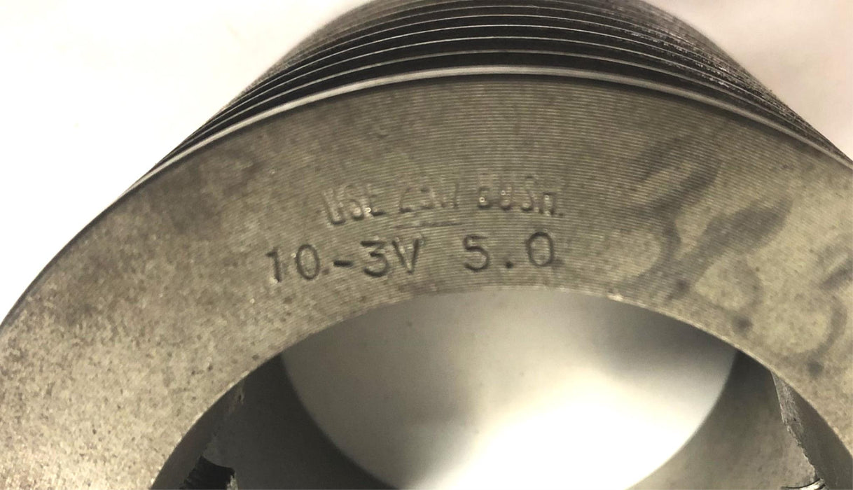 Unbranded 10 Groove 2517 V-Belt Pulley/Sheave 10-3V 5.0 NOS