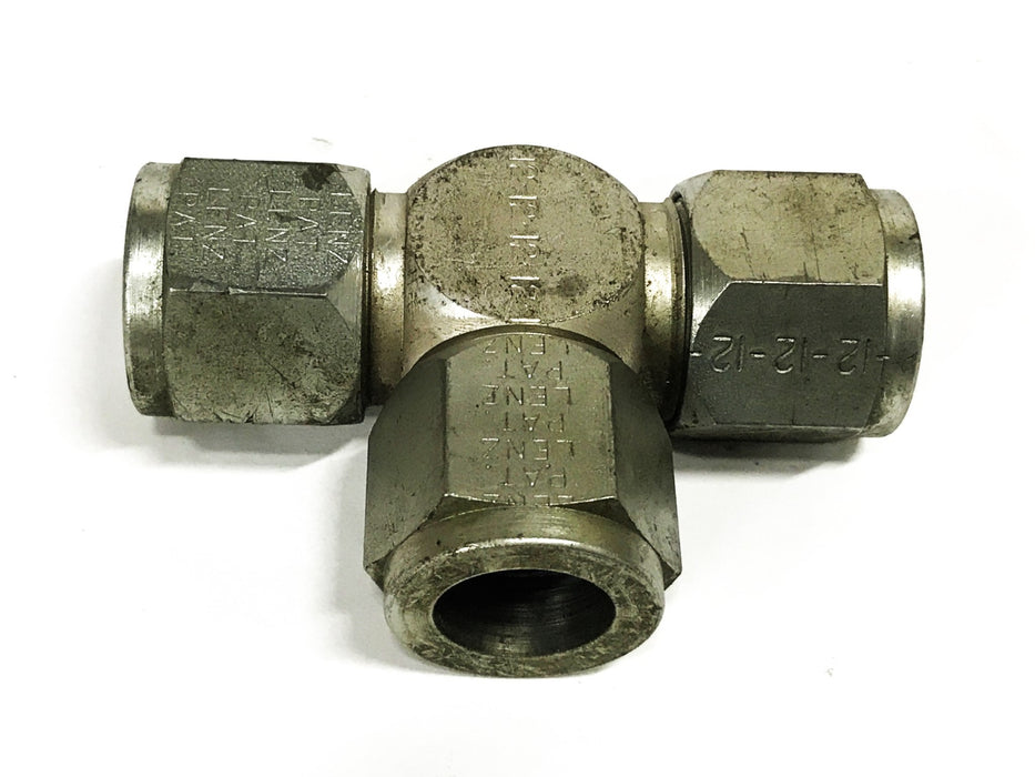Lenz 3/4 inch x 3/4 inch x 3/4 inch Union Tee NOS