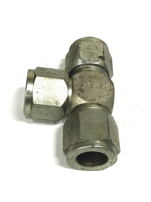 Lenz 3/4 inch x 3/4 inch x 3/4 inch Union Tee NOS