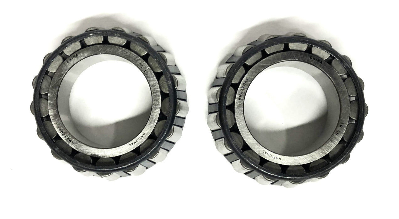 National 10 LH Tapered Roller Bearing Cone HM212047 [Lot of 2] NOS