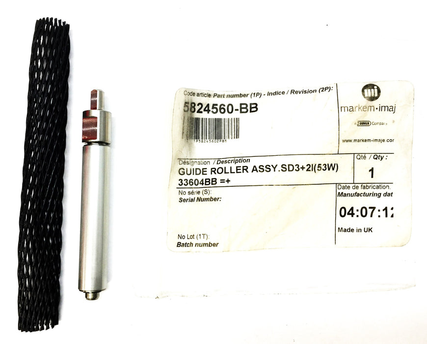 Markem-Imaj Guide Roller Assembly SD3+2I (53W) (33604BB) 5824560-BB NOS
