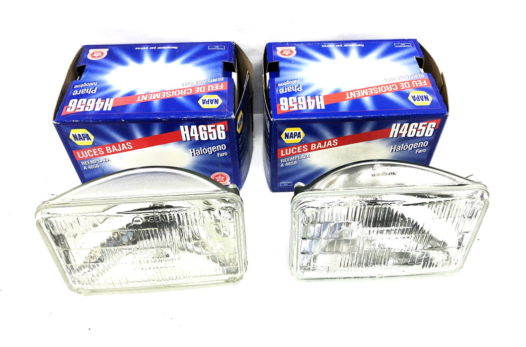 Napa Sealed Beam Headlamp Headlight Light Bulb H4656 [Lot of 2] NOS