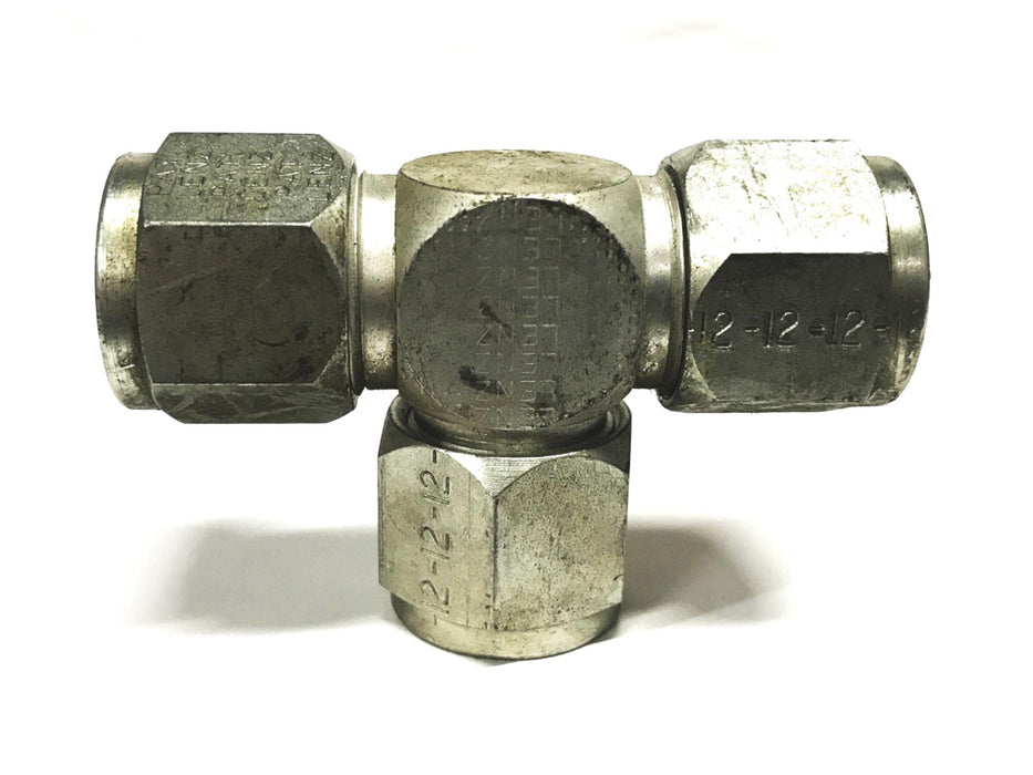 Lenz 3/4 inch x 3/4 inch x 3/4 inch Union Tee NOS