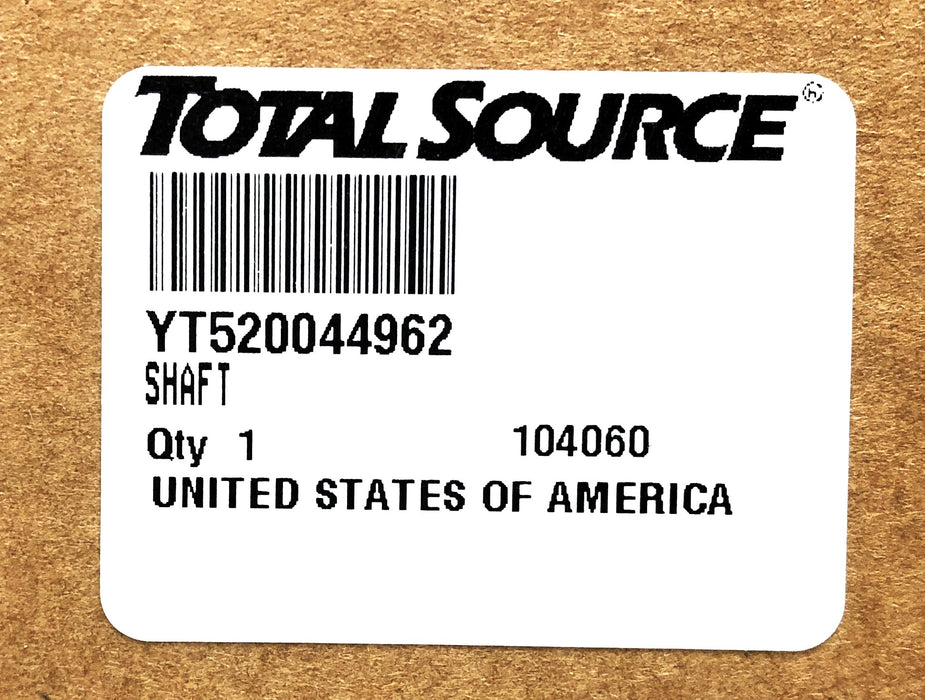 Total Source Shaft YT520044962 NOS