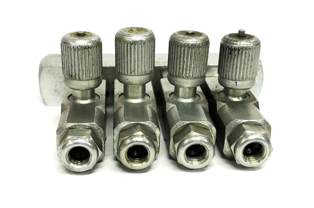 Lincoln SL31-4 Hydraulic Oil Injector Manifold Assembly 82196-4 USED