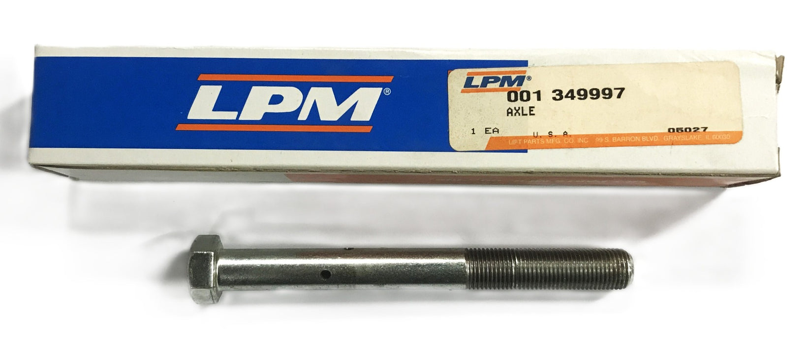 LPM Hyster Shaft Axle 349997 NOS
