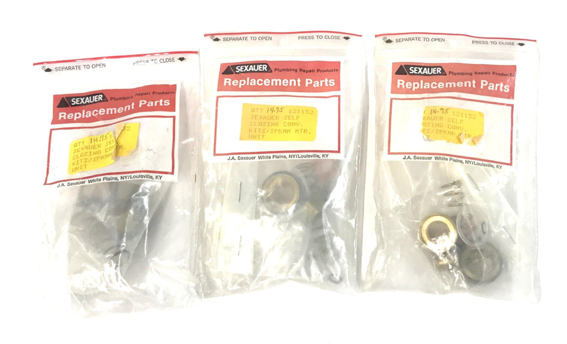Sexauer Self Closing Conversion Kit 121152 [Lot of 3] NOS