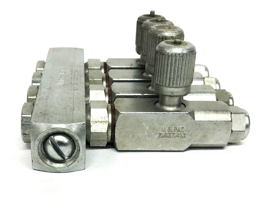 Lincoln SL31-4 Hydraulic Oil Injector Manifold Assembly 82196-4 USED
