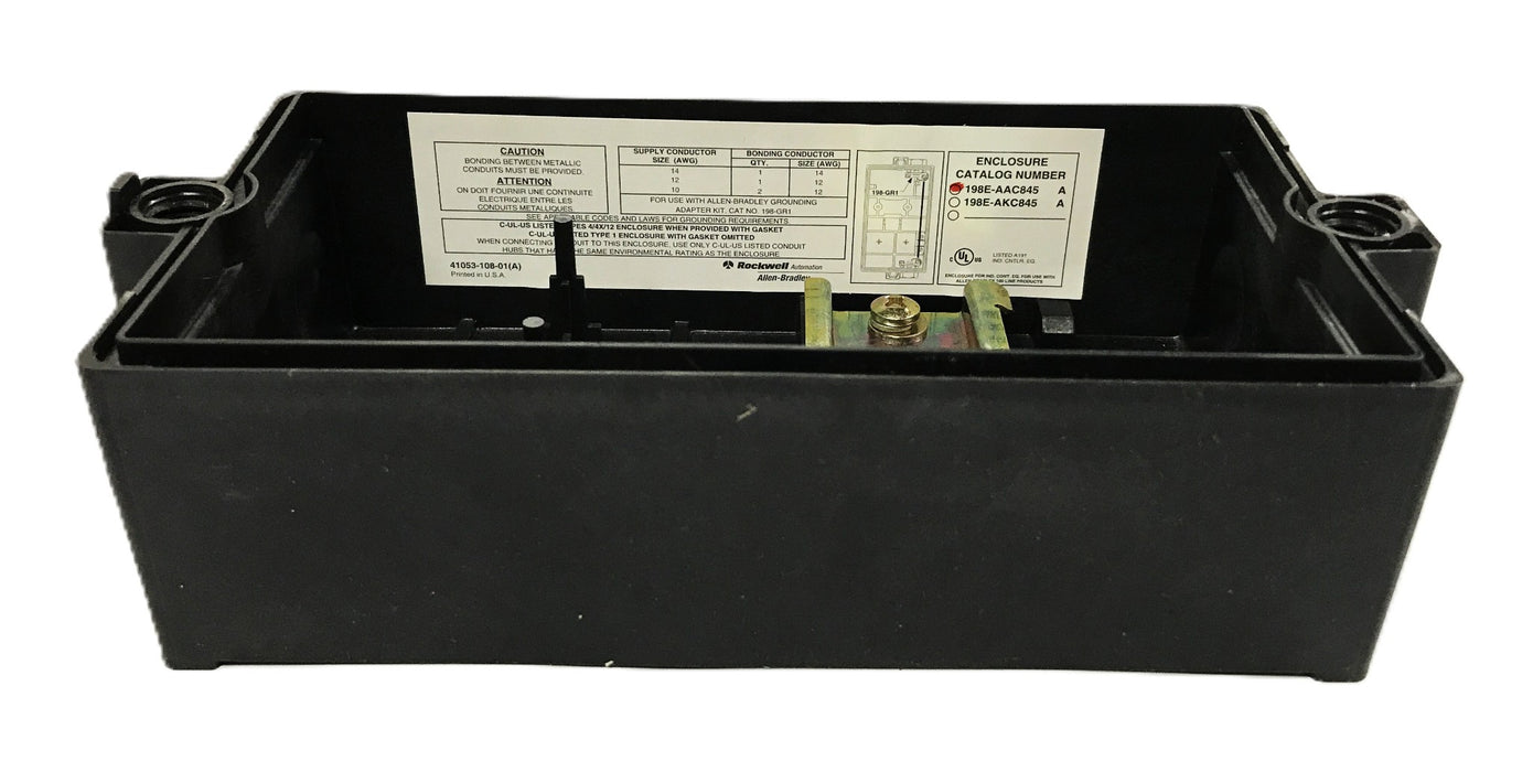 Allen-Bradley IEC Starter Enclosure Box 198E-AAC845 NOS