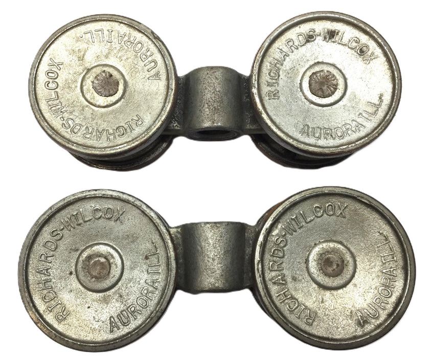 Richards-Wilcox Steel Barn Door Roller Set 47F (2pcs) USED