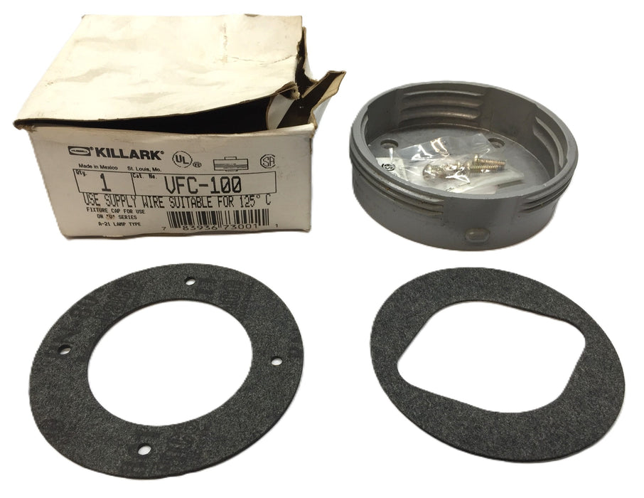 Killark Fixture Cap for use on 'V' Series VFC-100 NOS