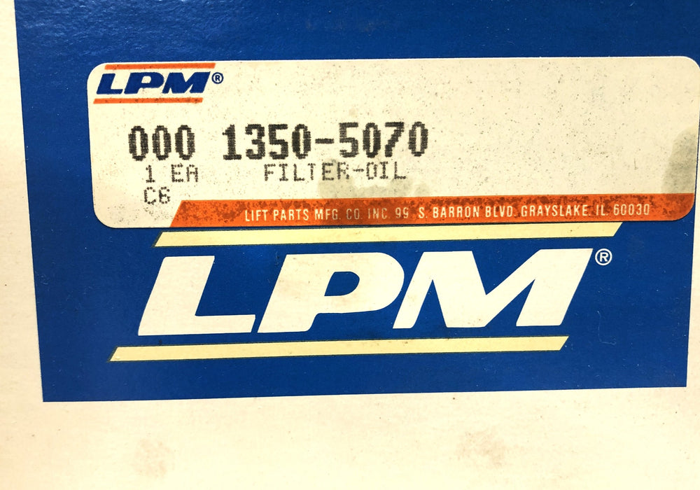 LPM Oil Filter LP1350-5070 NOS