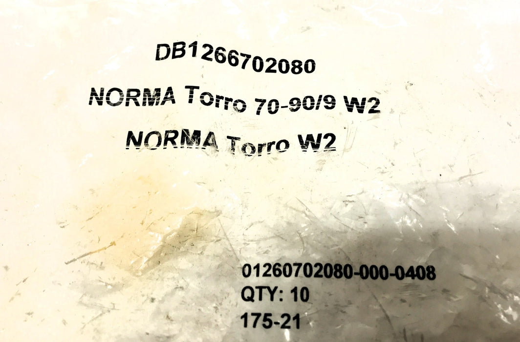 Norma Pack of (10) Hose Clamps 70-90 NOS