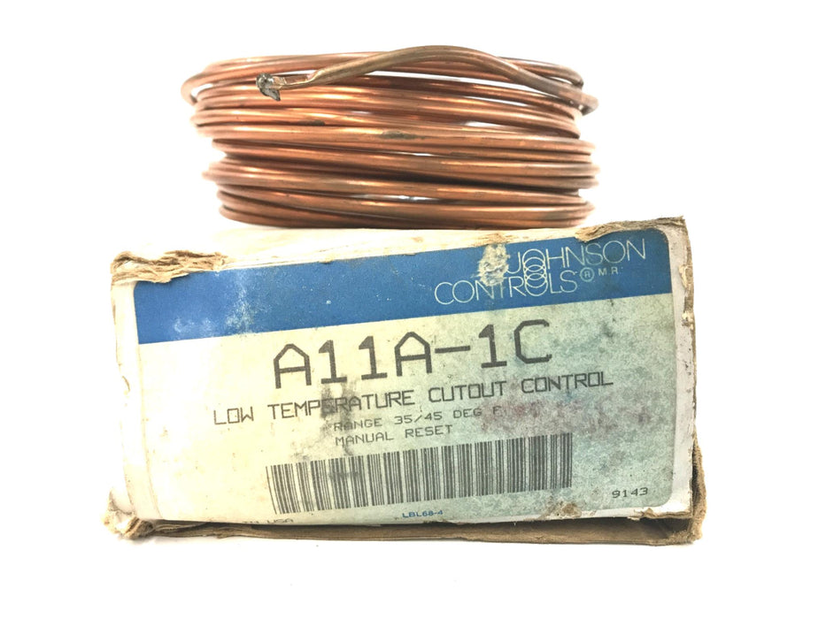 Johnson Controls Low Temperature Cutout Control A11A-1C NOS