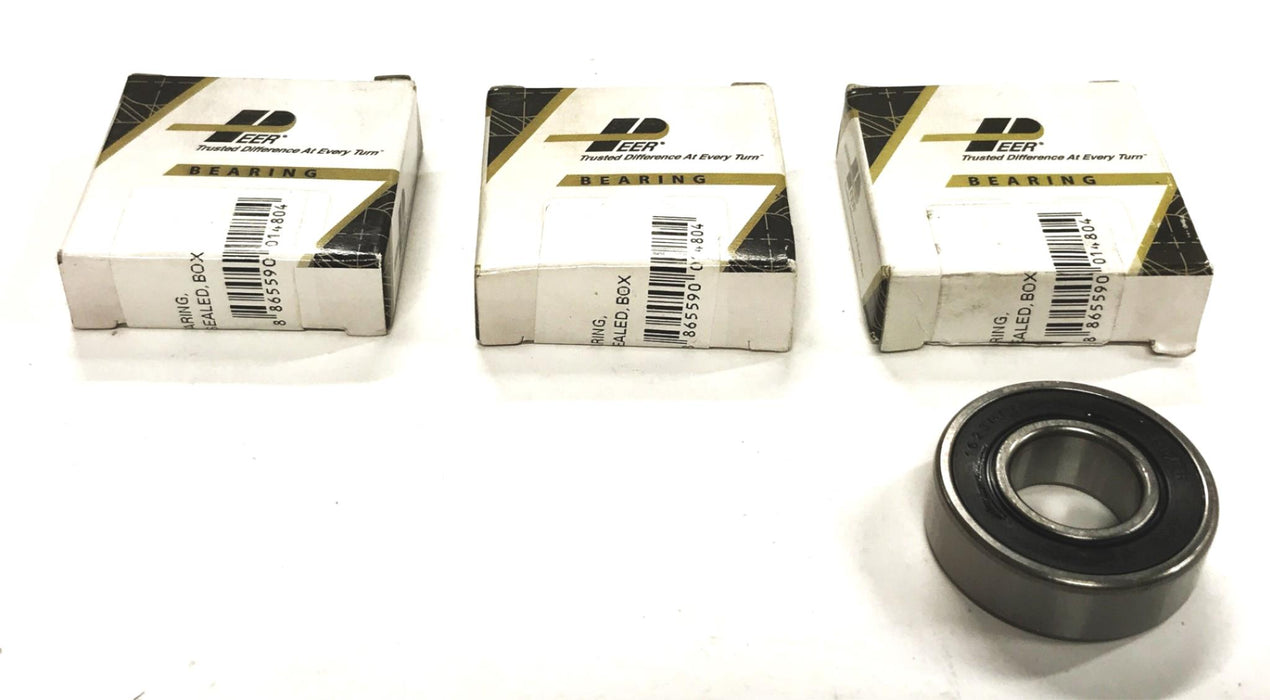 Peer Bearing Radial Ball Bearing 1623-2RLD [Lot of 3] NOS