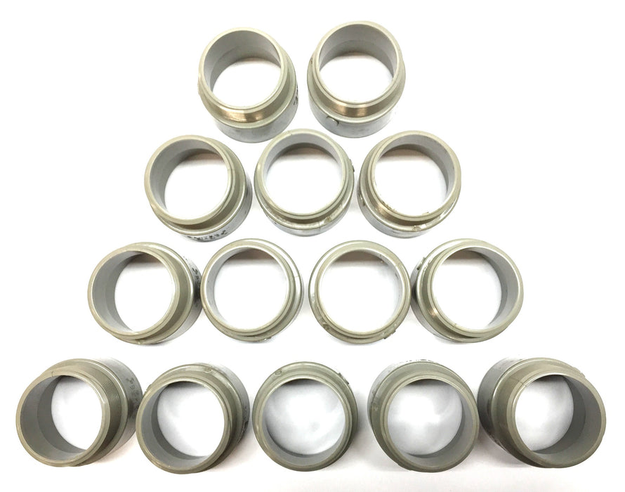 Cantex 2" Terminal Adapter SCH 40 PVC Plain End Male 5140108C [Lot of 14] NOS