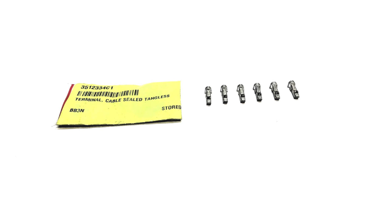 International/Navistar Cable Sealed Tangless Terminal 3512334C1 [Lot of 6] NOS