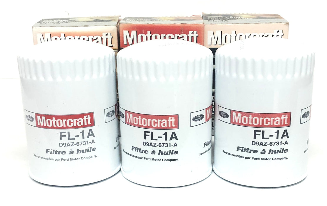 Ford Motorcraft Oil Filter FL-1A (D9AZ-6731-A) [Lot of 3] NOS
