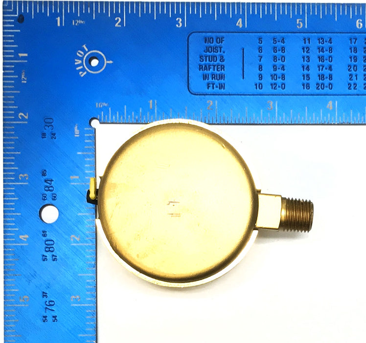 Wika 1/4" NPT 0-30 PSI Brass Pressure Gauge 9456171 (213.40 2.5") NOS