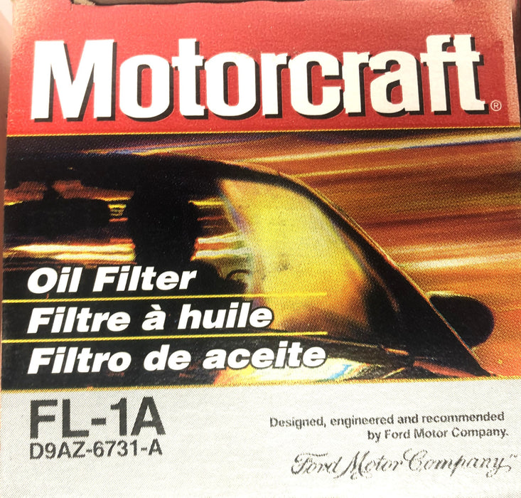 Ford Motorcraft Oil Filter FL-1A (D9AZ-6731-A) [Lot of 3] NOS