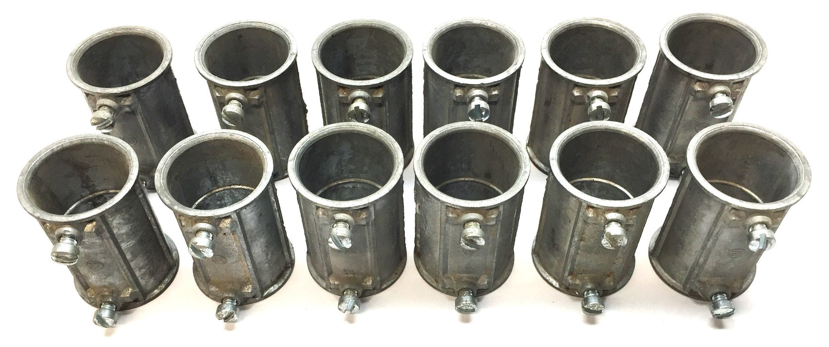 Unbranded 1.16" x 2" Set-Screw Coupling Conduit 933 [Lot of 12] NOS