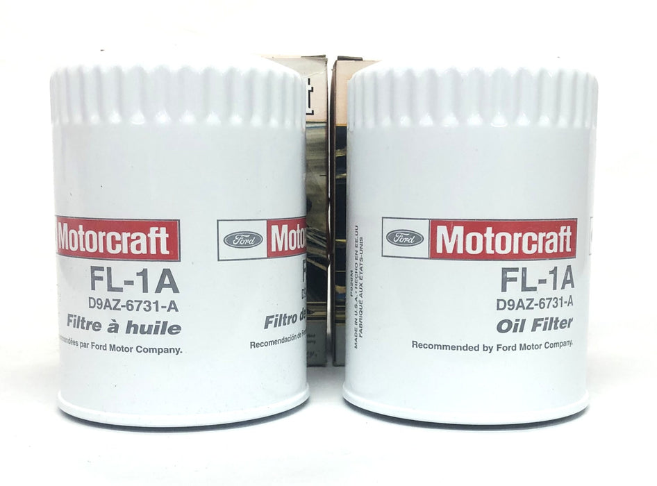 Ford Motorcraft Oil Filter FL-1A (D9AZ-6731-A) [Lot of 2] NOS