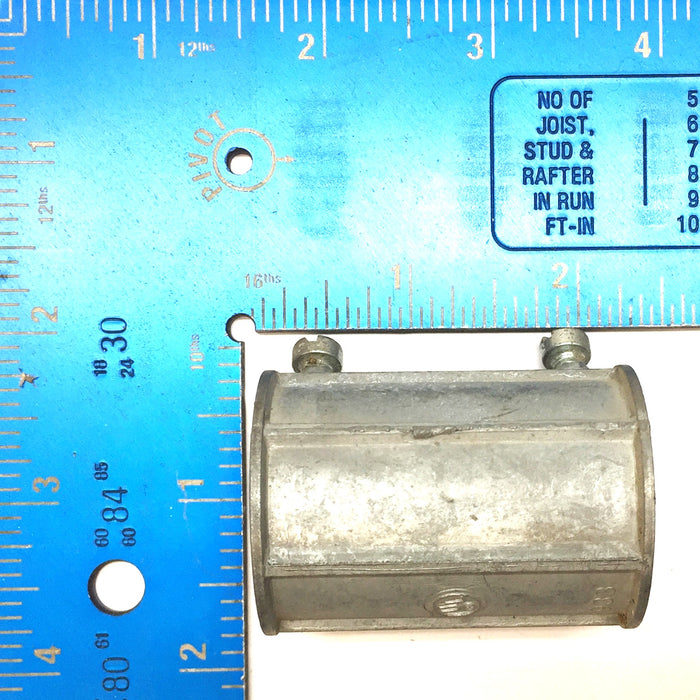 Unbranded 1.16" x 2" Set-Screw Coupling Conduit 933 [Lot of 12] NOS